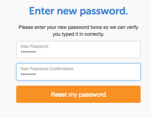 Enter new password