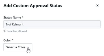 custom status color