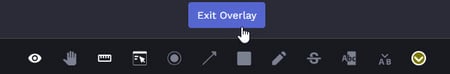 Overlay exit