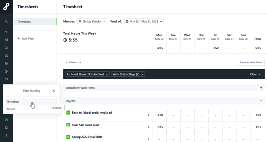 Timesheets