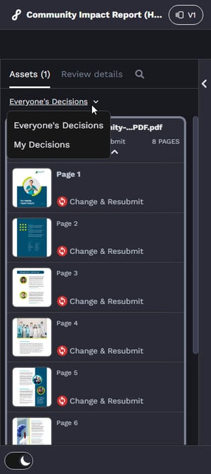 aggregate statuses