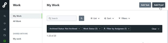 add proof button