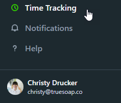 Time tracking option