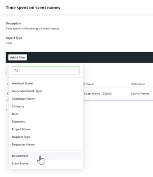 Custom Fields in Time Report