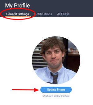 Profile general settings