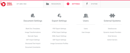 PDF Export Settings