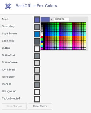 BackOffice color picker