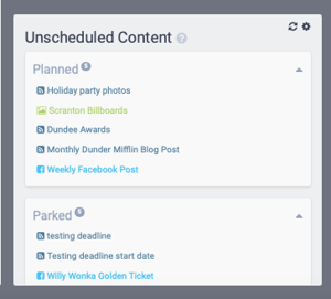 Unscheduled Content Module