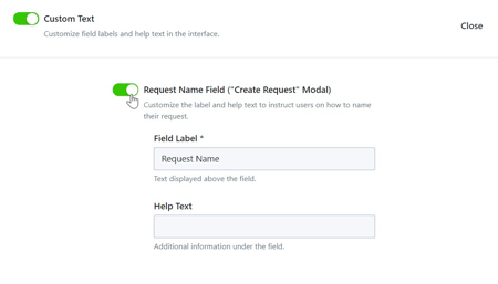Custom Text details