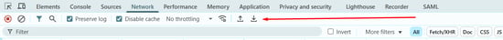 Export button