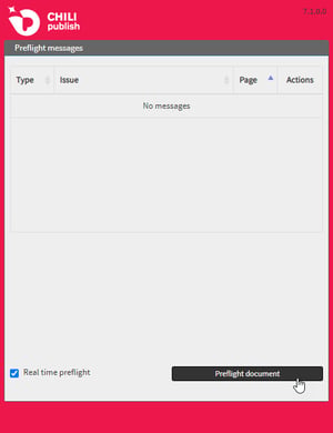  Preflight document button