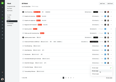 Added pagination