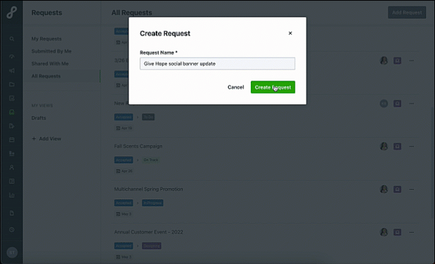 Request File Markup