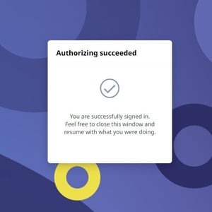 authorization successful