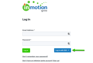 SSO login button