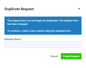 Form duplication disclaimer