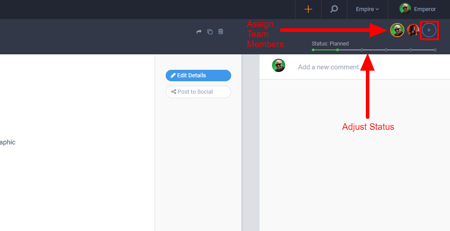 Sandbox Header > Additional Actions