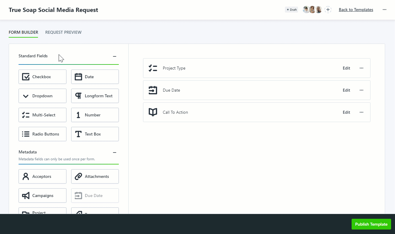 Form Template Builder