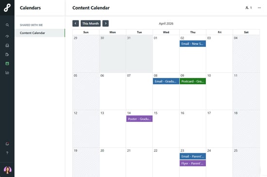 Calendar view