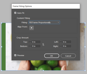 Auto Fit settings
