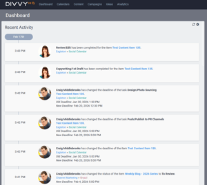 Recent Activity Module