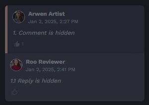 Hiding Comments