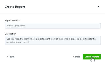 create report button