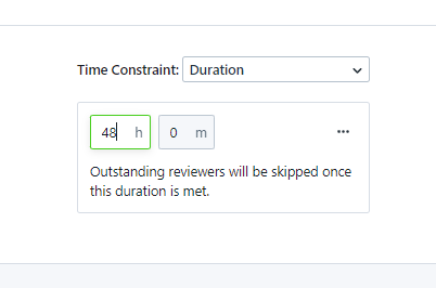 Tier Time Constraints