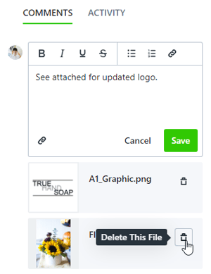 Delete icon