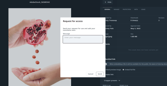 Request for access