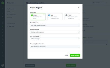  Accept Request Modal 