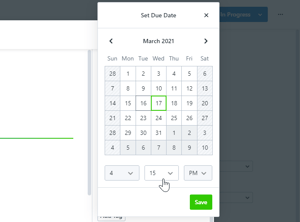 Calendar times