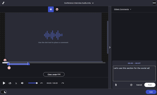 Markup Audio Files