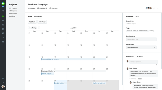 Calendar View 