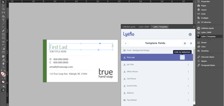 Selecting text frame in plugin