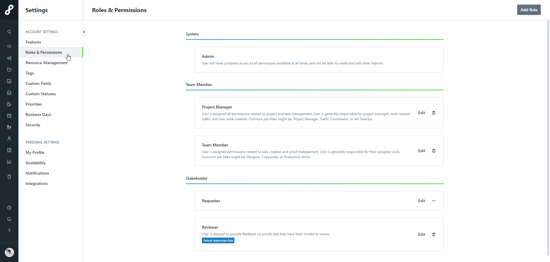 Roles & Permissions