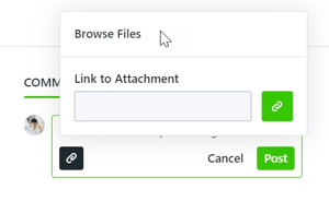 attach file to comment