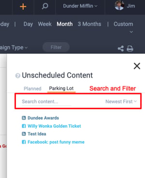 Parked Tab