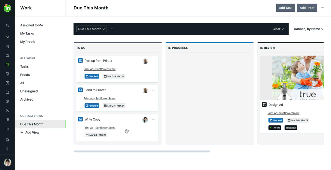 Kanban board