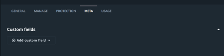 Add Custom Fields button