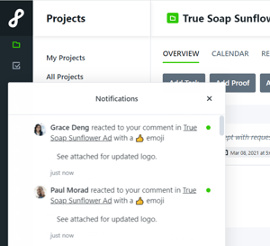 Notification example
