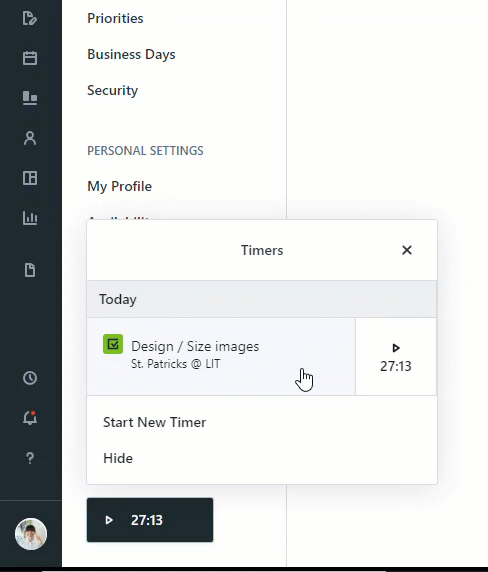 Edit your timer details