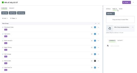 Project files