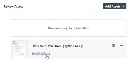 show details option