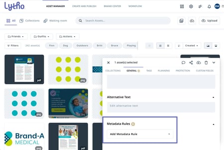 Select Metadata Rule