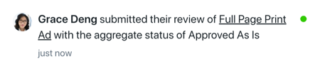 In app notification 