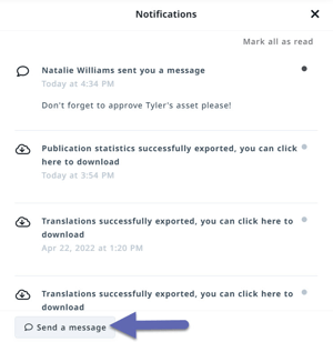 Send a message option
