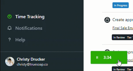 Timer widget