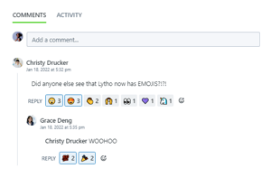 emoji reactions