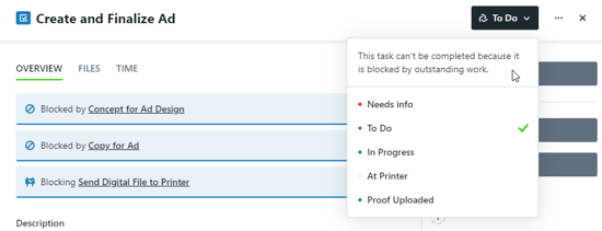 blocked disclaimer